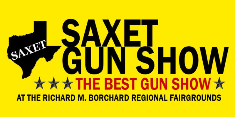 SAXET Gun Show coming to the Richard M. Borchard Regional Fairgrounds on October 23-24, 2021.