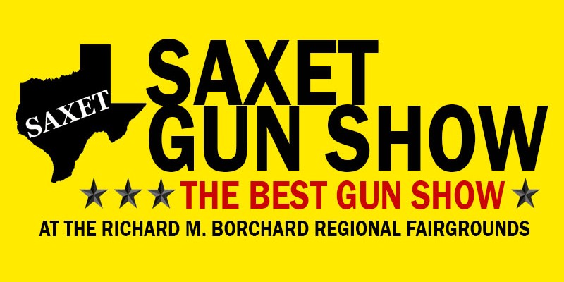 SAXET Gun Show coming to the Richard M. Borchard Regional Fairgrounds on November 13-14, 2021.
